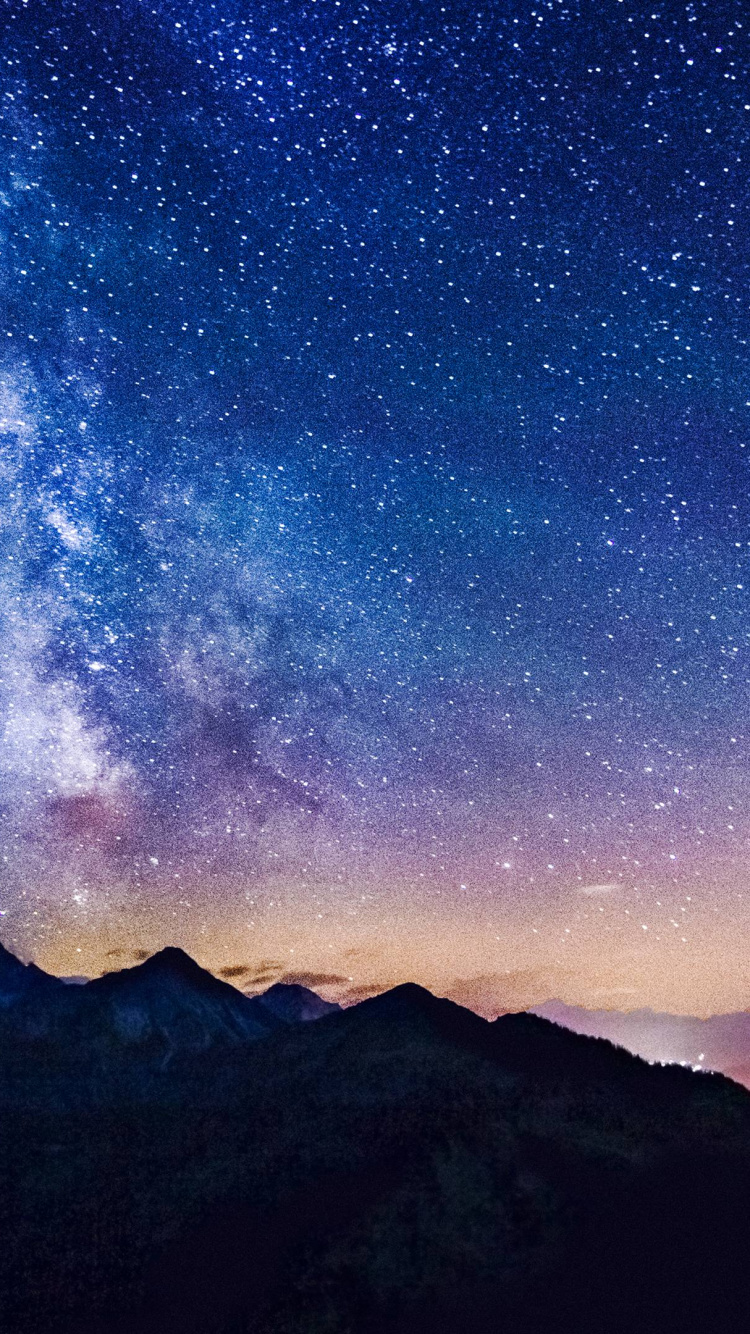 Voie Lactée, Galaxie, Atmosphère, Paysage Naturel, Objet Astronomique. Wallpaper in 750x1334 Resolution