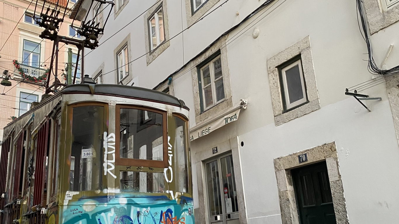 Tram, Public Transport, Railroad Car, Transport, Window. Wallpaper in 1366x768 Resolution