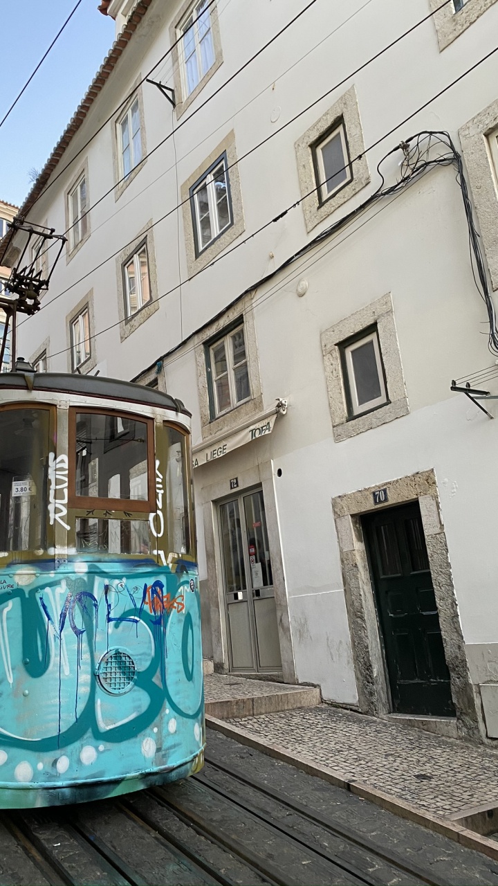 Tram, Public Transport, Railroad Car, Transport, Window. Wallpaper in 720x1280 Resolution