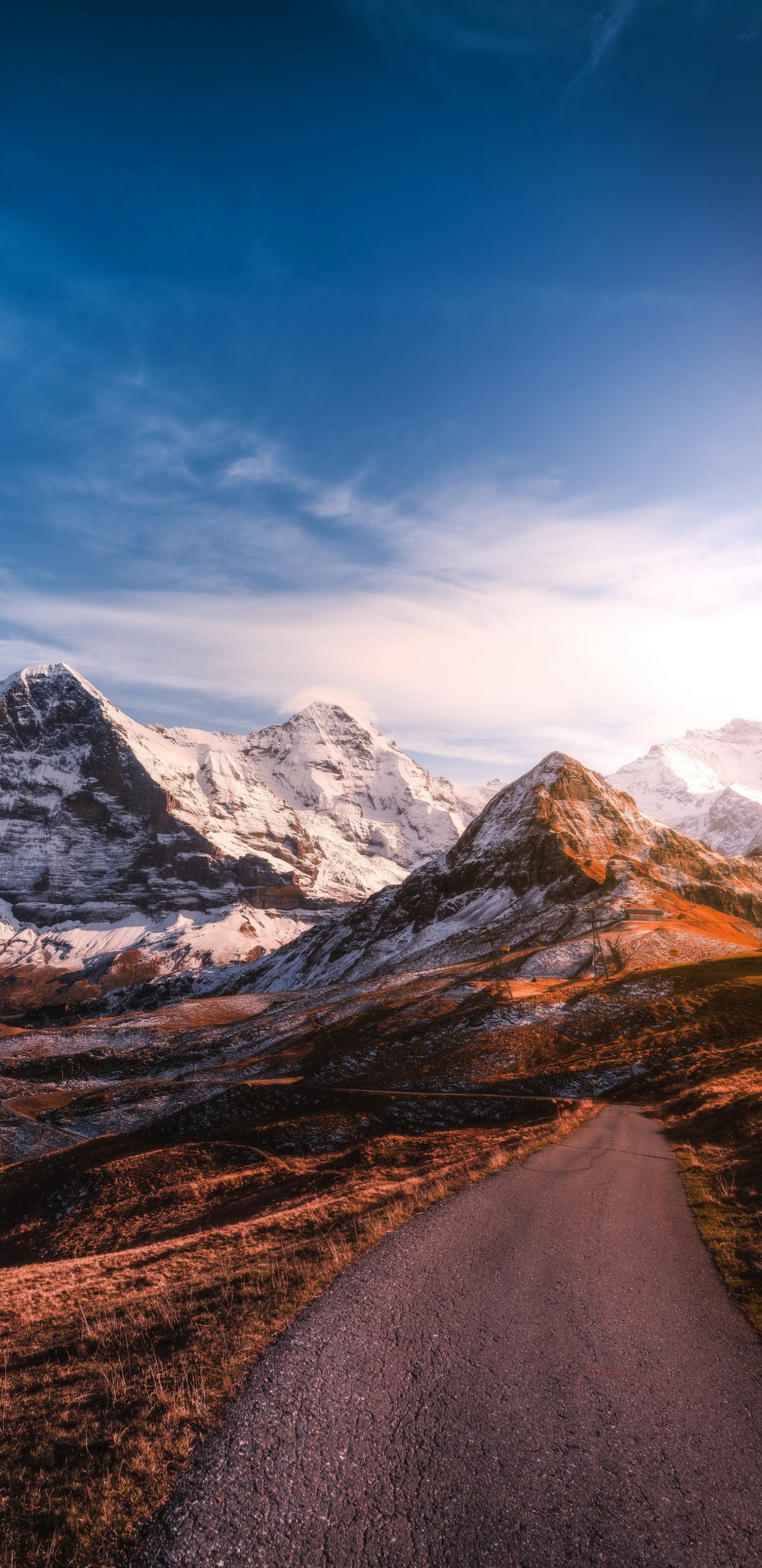 Montaña, Japon, Pendiente, Paisaje Natural, Nieve. Wallpaper in 1440x2960 Resolution