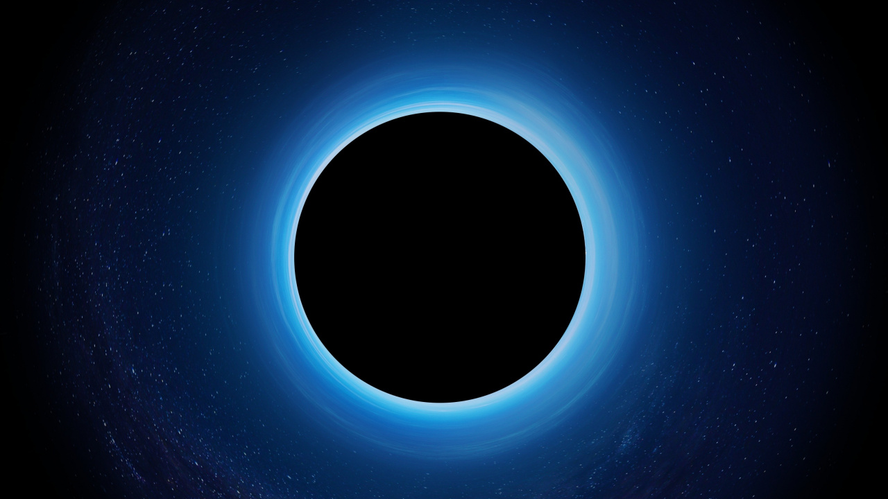 Blue and White Planet Illustration. Wallpaper in 1280x720 Resolution