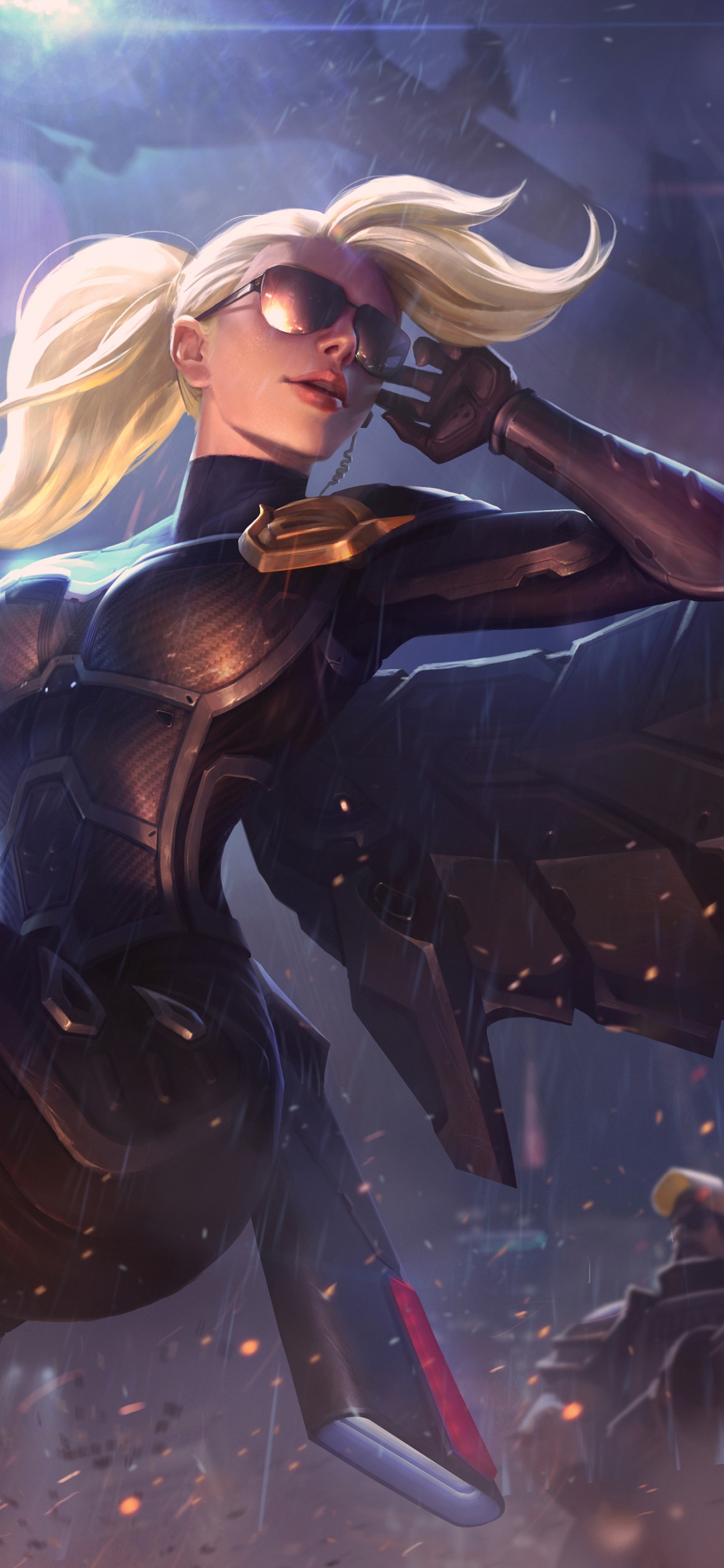 Ilustración, Anime, Mujer de Guerrero, el Pelo Largo, Riot Games. Wallpaper in 1242x2688 Resolution