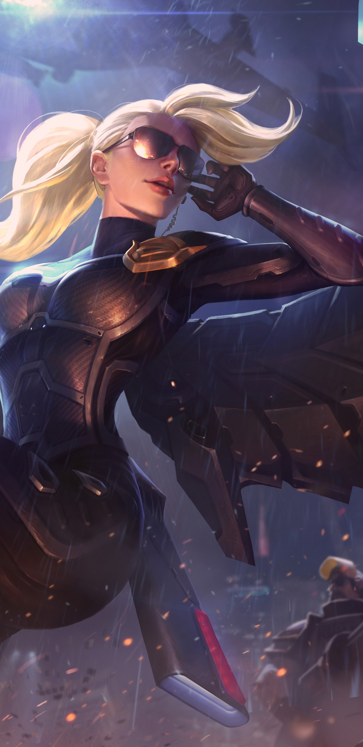 Ilustración, Anime, Mujer de Guerrero, el Pelo Largo, Riot Games. Wallpaper in 1440x2960 Resolution