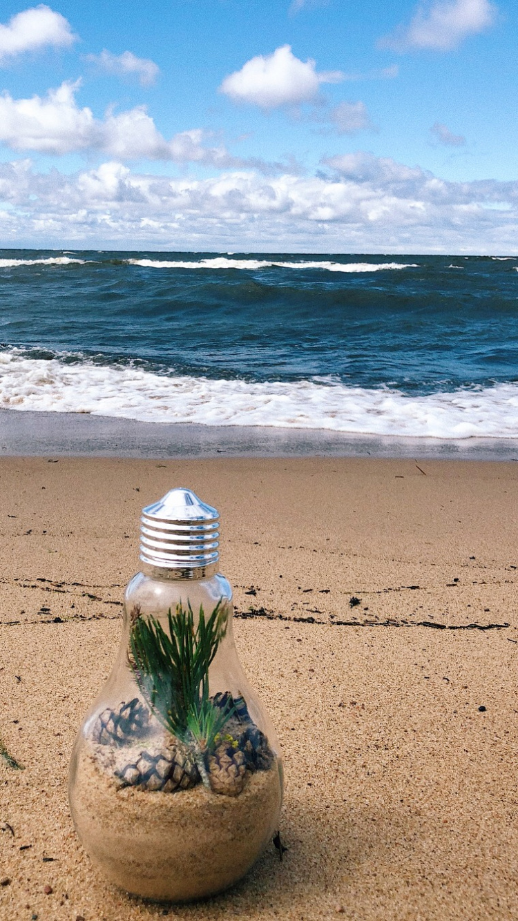 Meer, Strand, Wasser, Physik, Wissenschaft. Wallpaper in 750x1334 Resolution