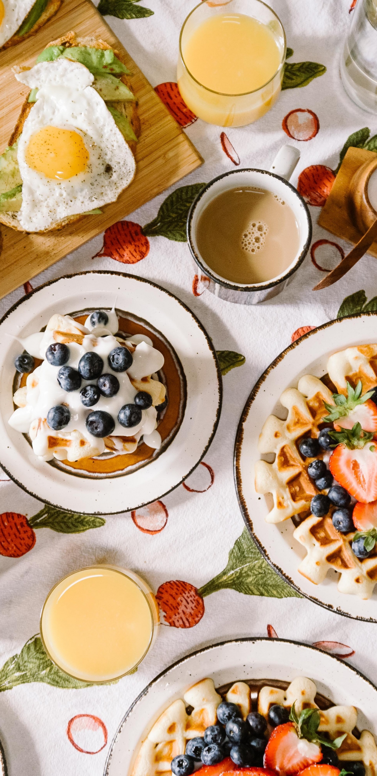 Tolles Essen, Pasta, Kochen, Breakfast, Restaurant. Wallpaper in 1440x2960 Resolution