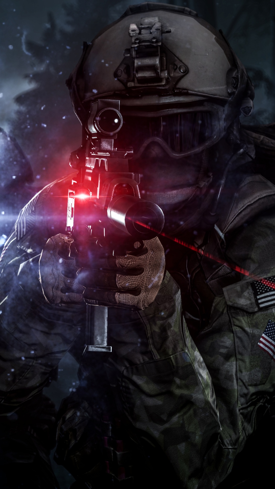 pc Game, Darkness, Space, Android, Battlefield 4. Wallpaper in 1080x1920 Resolution
