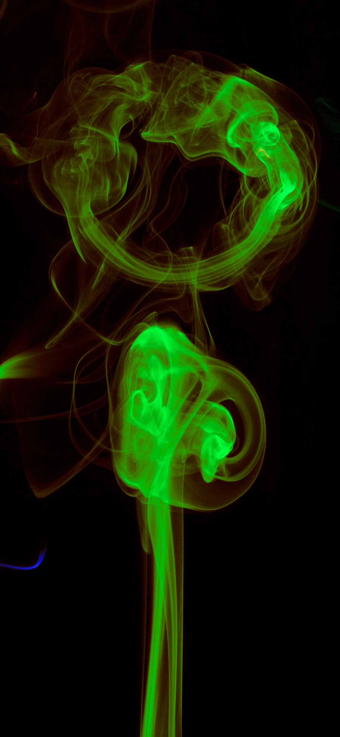 抽象艺术, 烟雾, 激光, 创造性的艺术, 光 壁纸 1125x2436 允许