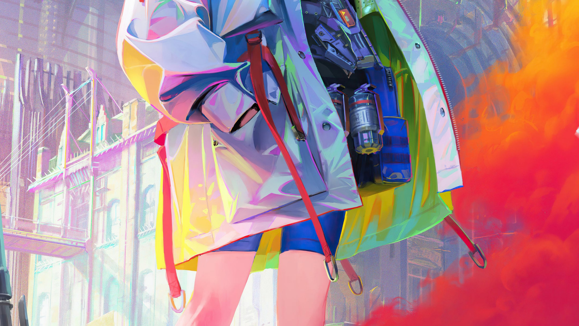 Anime-Banner, Anime, Ärmel, Fan-Kunst, Kawaii. Wallpaper in 1920x1080 Resolution