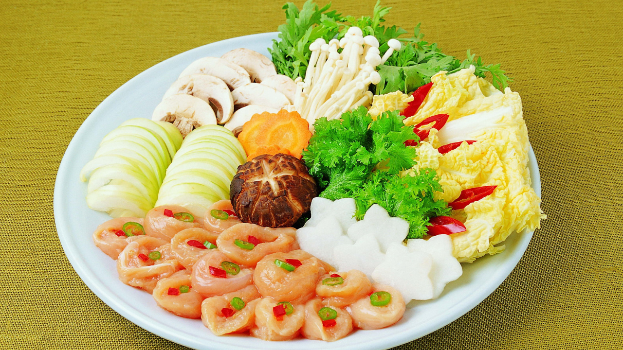 日本美食, 素食, 海鲜, 食品, 菜 壁纸 1280x720 允许