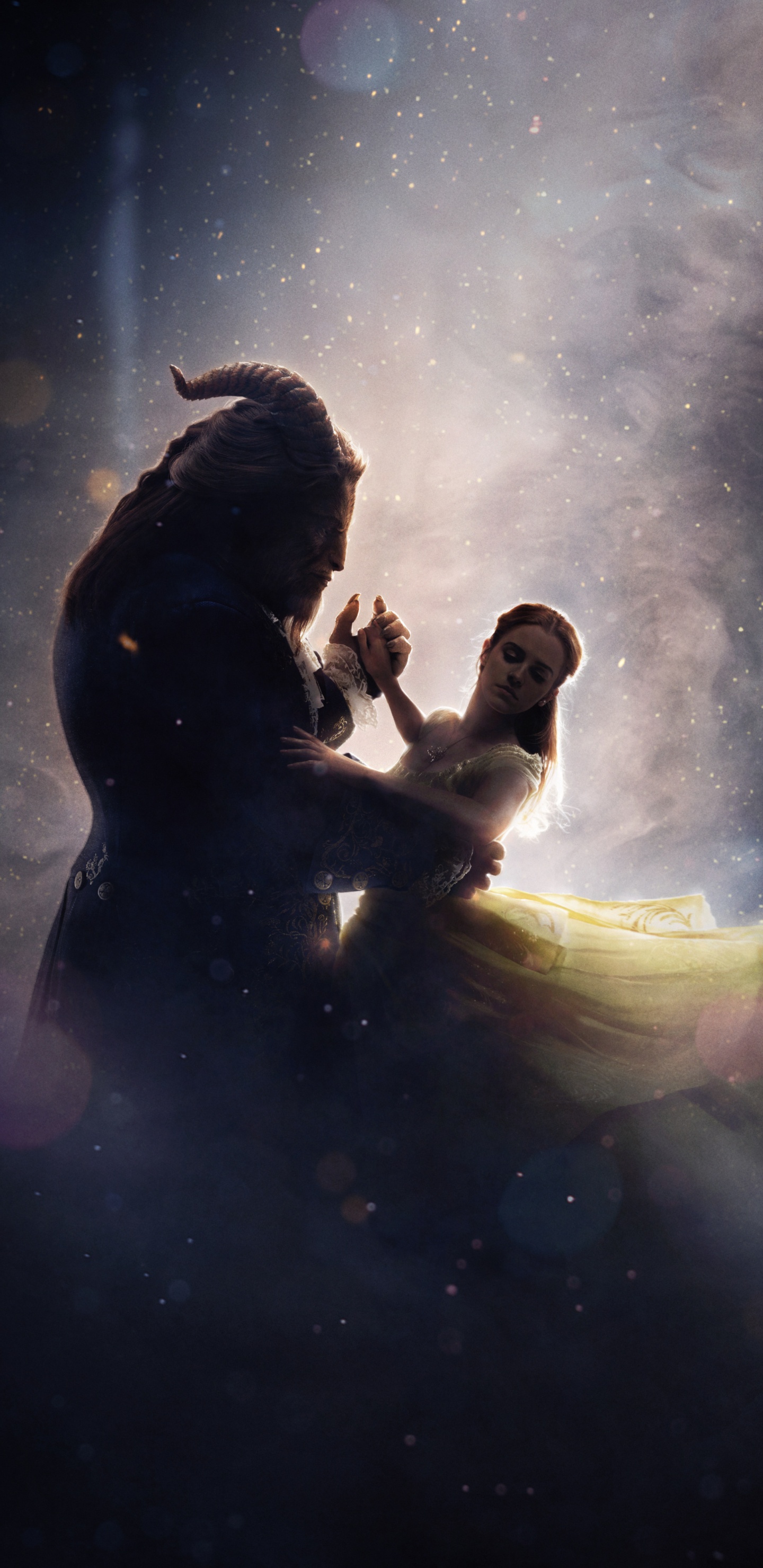 野兽, 光, 气氛, 海报, 迪士尼公司 壁纸 1440x2960 允许