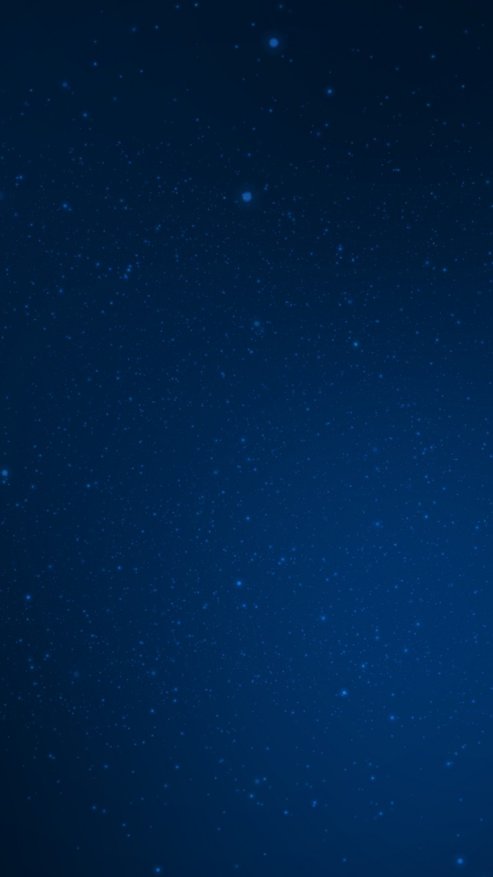 Blauer Himmel Mit Sternen Während Der Nacht. Wallpaper in 720x1280 Resolution