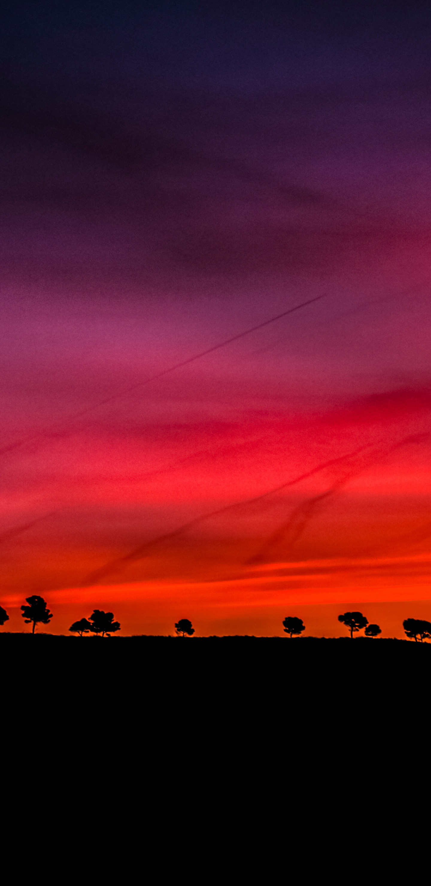 Paysage Rouge, Atmosphère, Red, Afterglow, Paysage Naturel. Wallpaper in 1440x2960 Resolution
