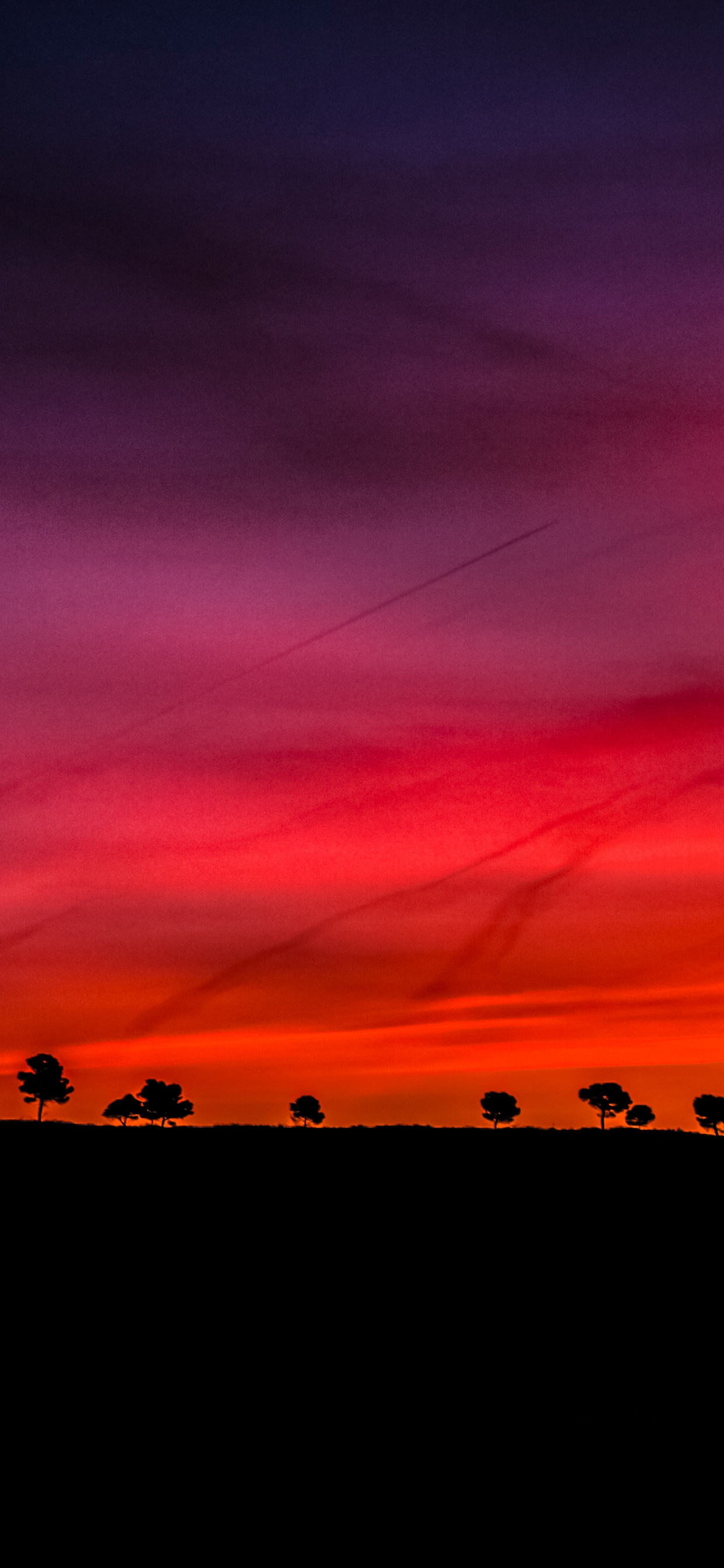 Red Scenery, Theatrical Scenery, Landscape, Dusk, Cloud. Wallpaper in 1242x2688 Resolution