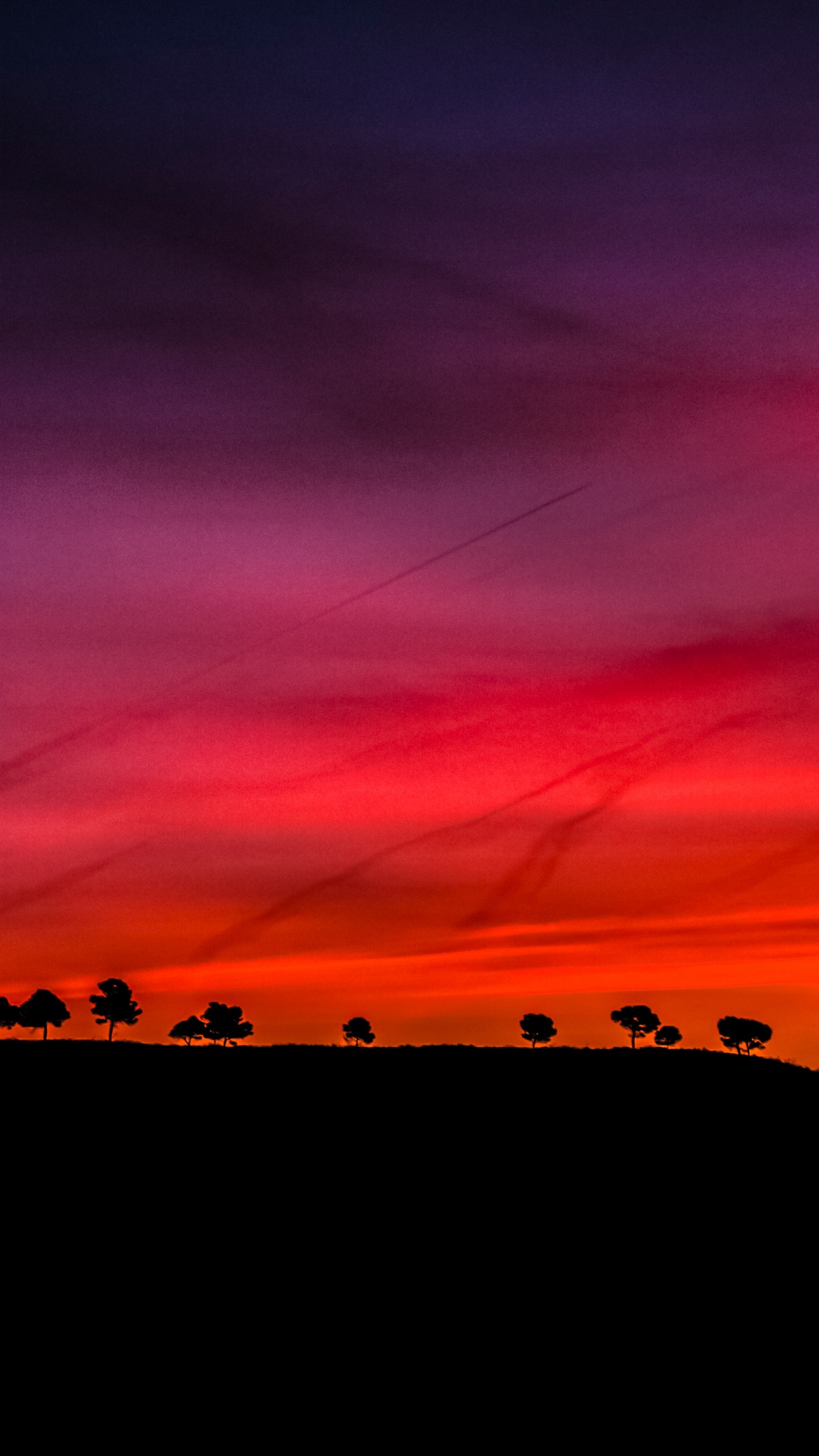 Rote Landschaft, Theatralische Landschaft, Cloud, Atmosphäre, Sonnenuntergang. Wallpaper in 1080x1920 Resolution