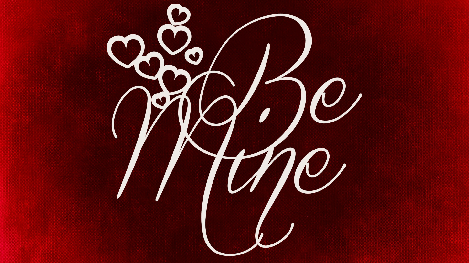 Cœur, Red, Calligraphie, Art, Graphisme. Wallpaper in 1920x1080 Resolution