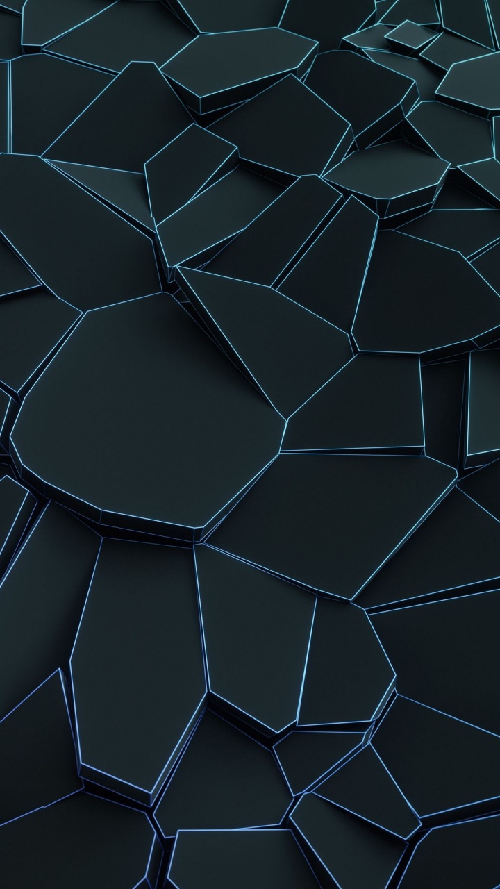 料酒店, 对称, 电蓝色的, 三角形, 空间 壁纸 720x1280 允许