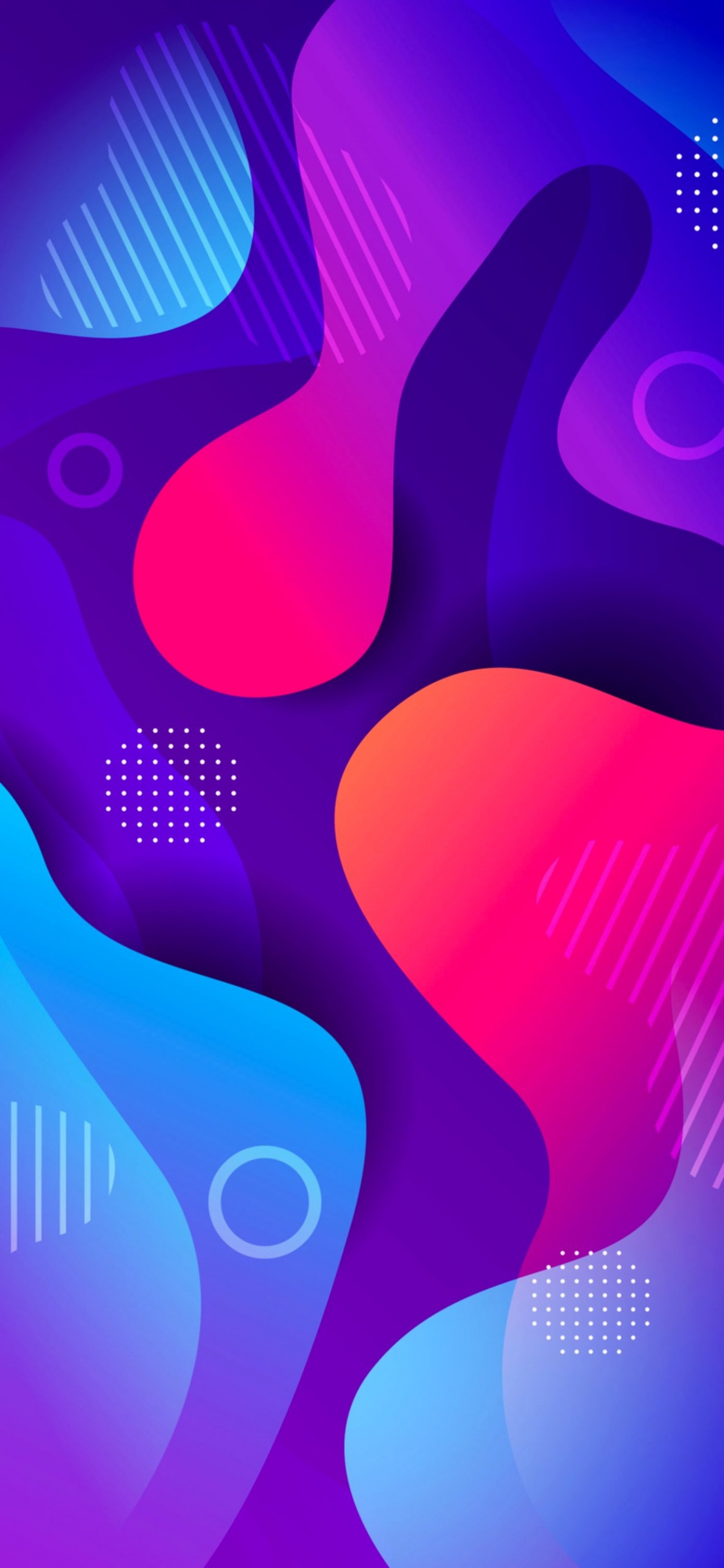 Ios, Android, Tablet, Abstract Art, Colorfulness. Wallpaper in 1125x2436 Resolution
