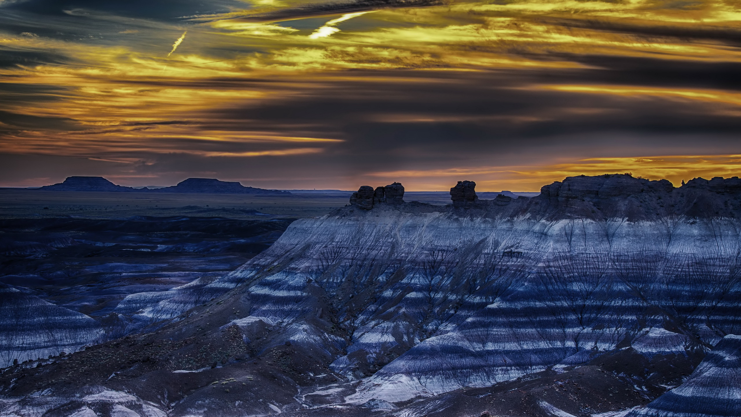 地平线, 早上, 日出, 日落, 黎明 壁纸 2560x1440 允许