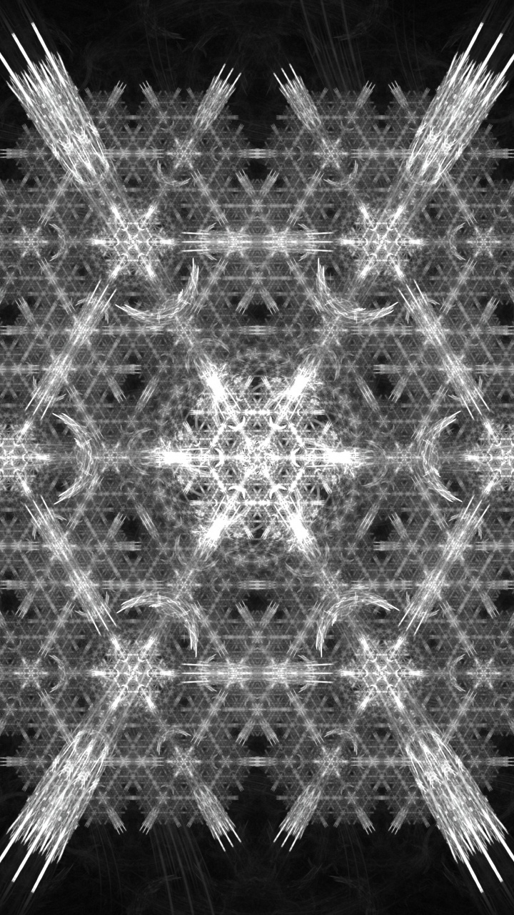 Patrón, Luz, Copo de Nieve, Gráficos, Simetría. Wallpaper in 720x1280 Resolution