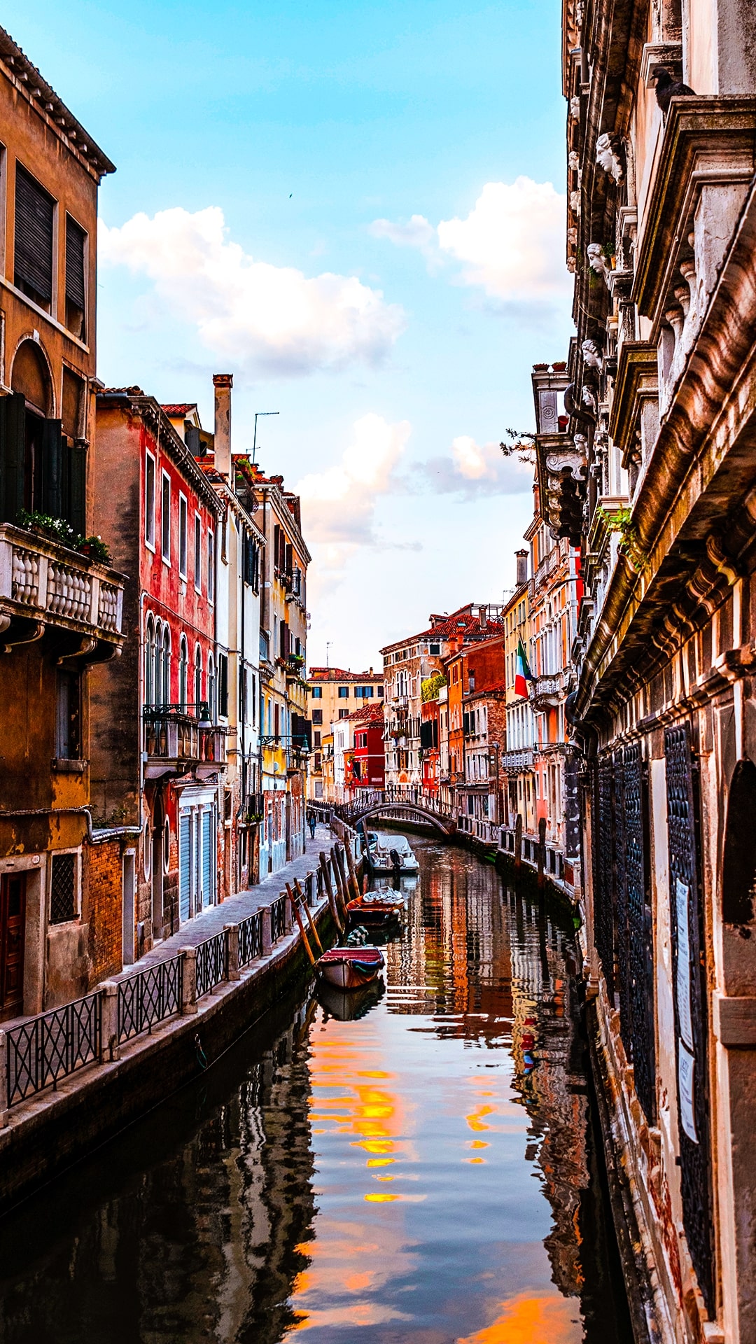 Canal, Water, Daytime, Cloud, Boat. Wallpaper in 1080x1920 Resolution