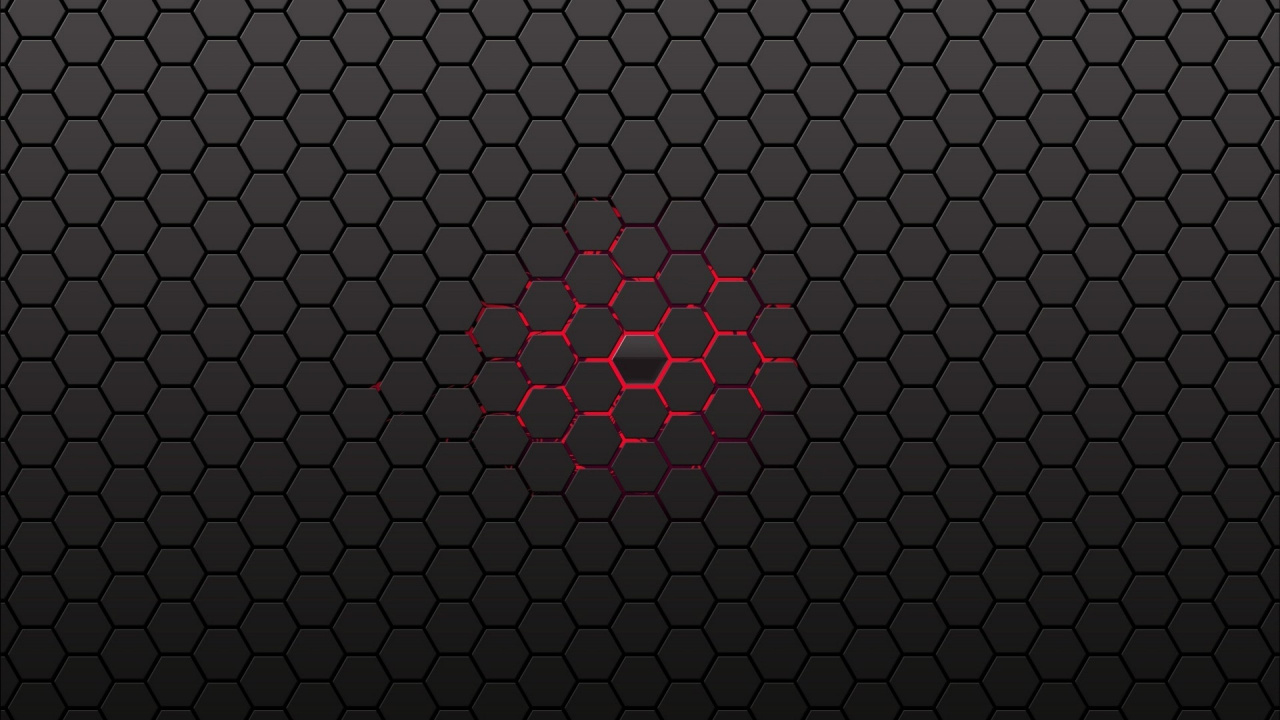 Rote Und Schwarze Tupfen. Wallpaper in 1280x720 Resolution