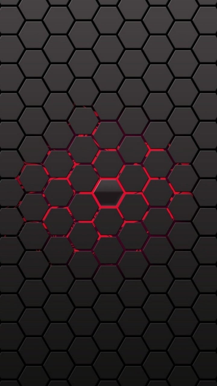 Rote Und Schwarze Tupfen. Wallpaper in 720x1280 Resolution