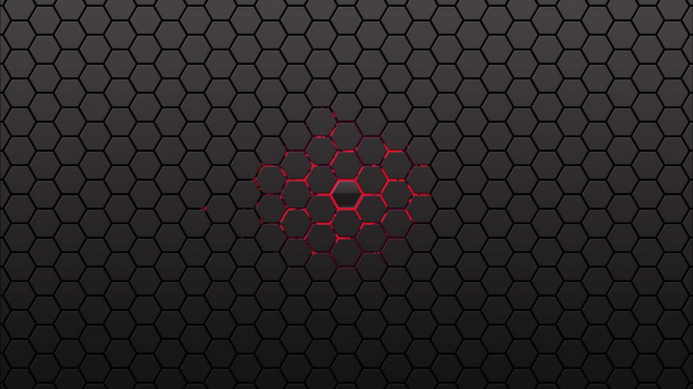 Red and Black Polka Dot. Wallpaper in 1366x768 Resolution