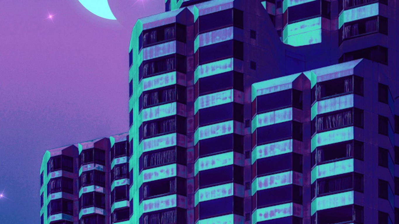 Mok3, Architektur, Apple-Musik, YouTube, Sadiq Haji. Wallpaper in 1366x768 Resolution