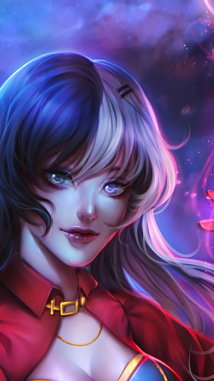 L'art Numérique, Art, Artiste, Cheveu, Cartoon. Wallpaper in 720x1280 Resolution