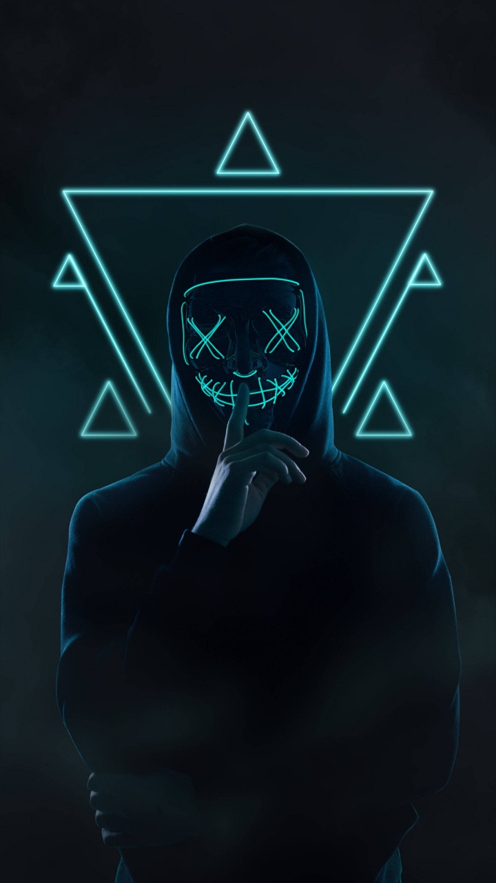 Neon, Azure, Sleeve, Art, Aqua. Wallpaper in 720x1280 Resolution