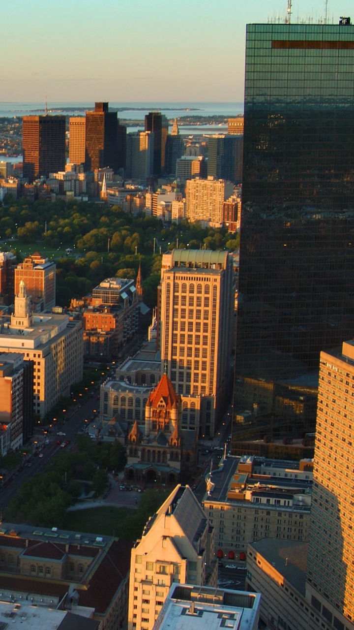 波士顿, 城市, 城市景观, 大都会, 天际线 壁纸 720x1280 允许