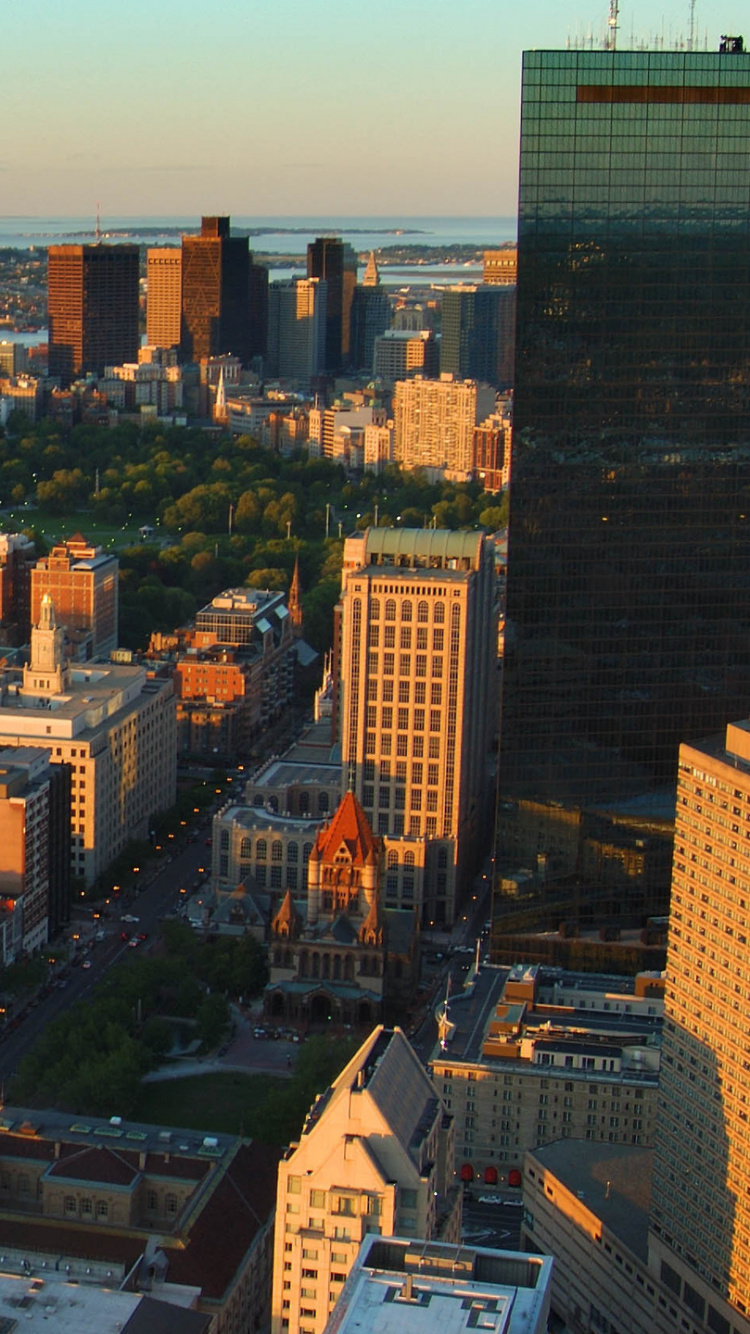 波士顿, 城市, 城市景观, 大都会, 天际线 壁纸 750x1334 允许