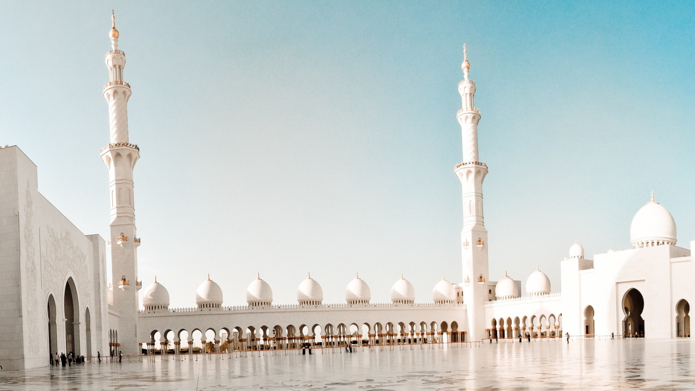 White Concrete Building Under Blue Sky During Daytime. Wallpaper in 1366x768 Resolution