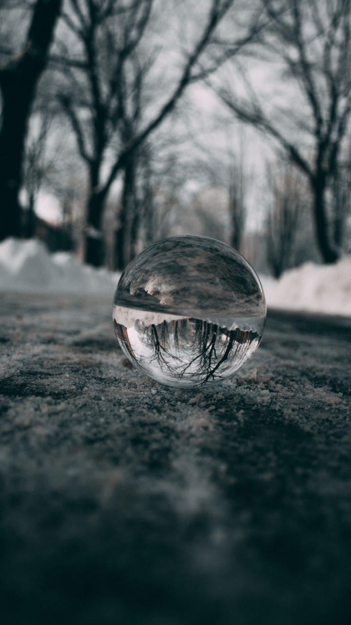 Black and White, Sky, Water, Sphere, Close Up. Wallpaper in 720x1280 Resolution