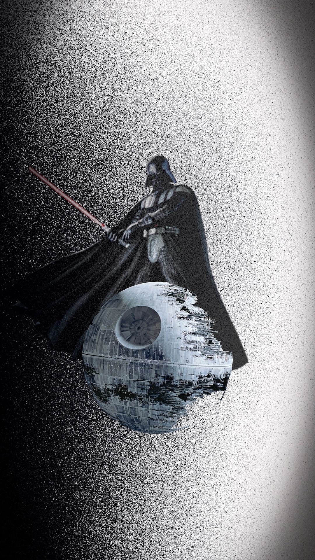 Darth Vader, Star Wars, Apples, Art, Tints and Shades. Wallpaper in 1080x1920 Resolution