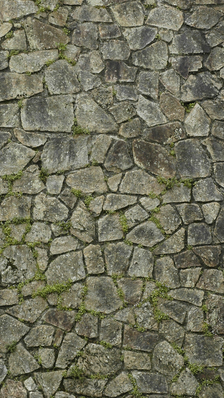 Graue Und Schwarze Mauer. Wallpaper in 750x1334 Resolution