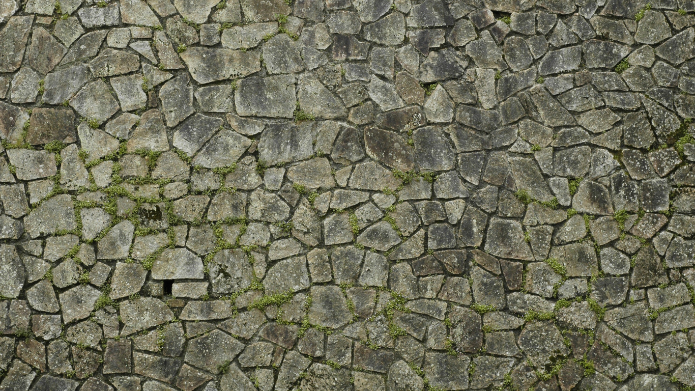 Pared de Ladrillo Gris y Negro. Wallpaper in 1366x768 Resolution