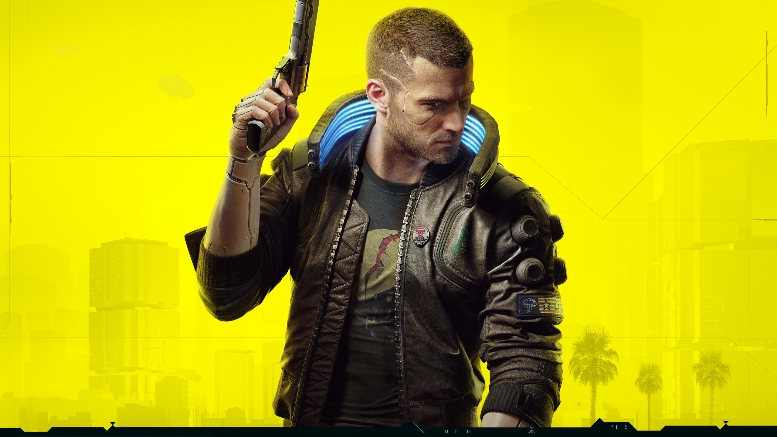 Cyberpunk 2077, cd Projekt, Mundo Abierto, Xbox One, Amarillo. Wallpaper in 2560x1440 Resolution