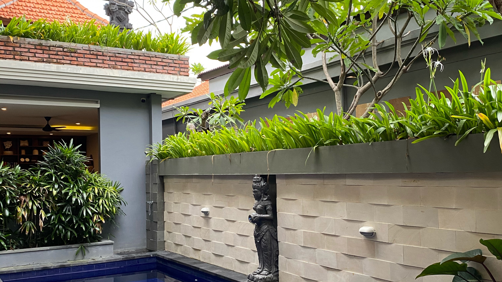 Bali, Pool, Immobilie, Wasser, Majorelle-blau. Wallpaper in 1920x1080 Resolution