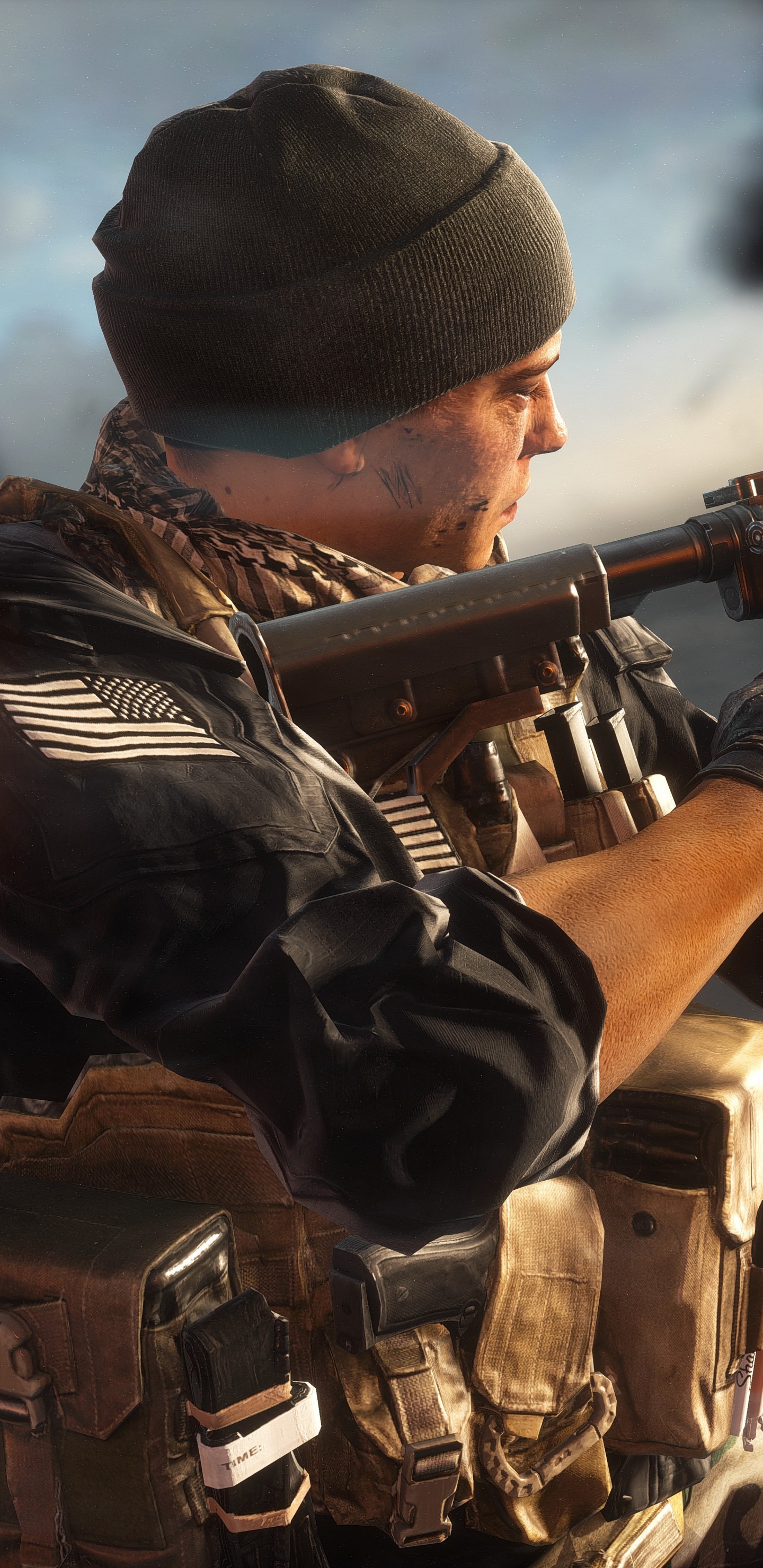 pc Game, Soldier, Battlefield 1, Machine Gun, Electronic Arts. Wallpaper in 1440x2960 Resolution