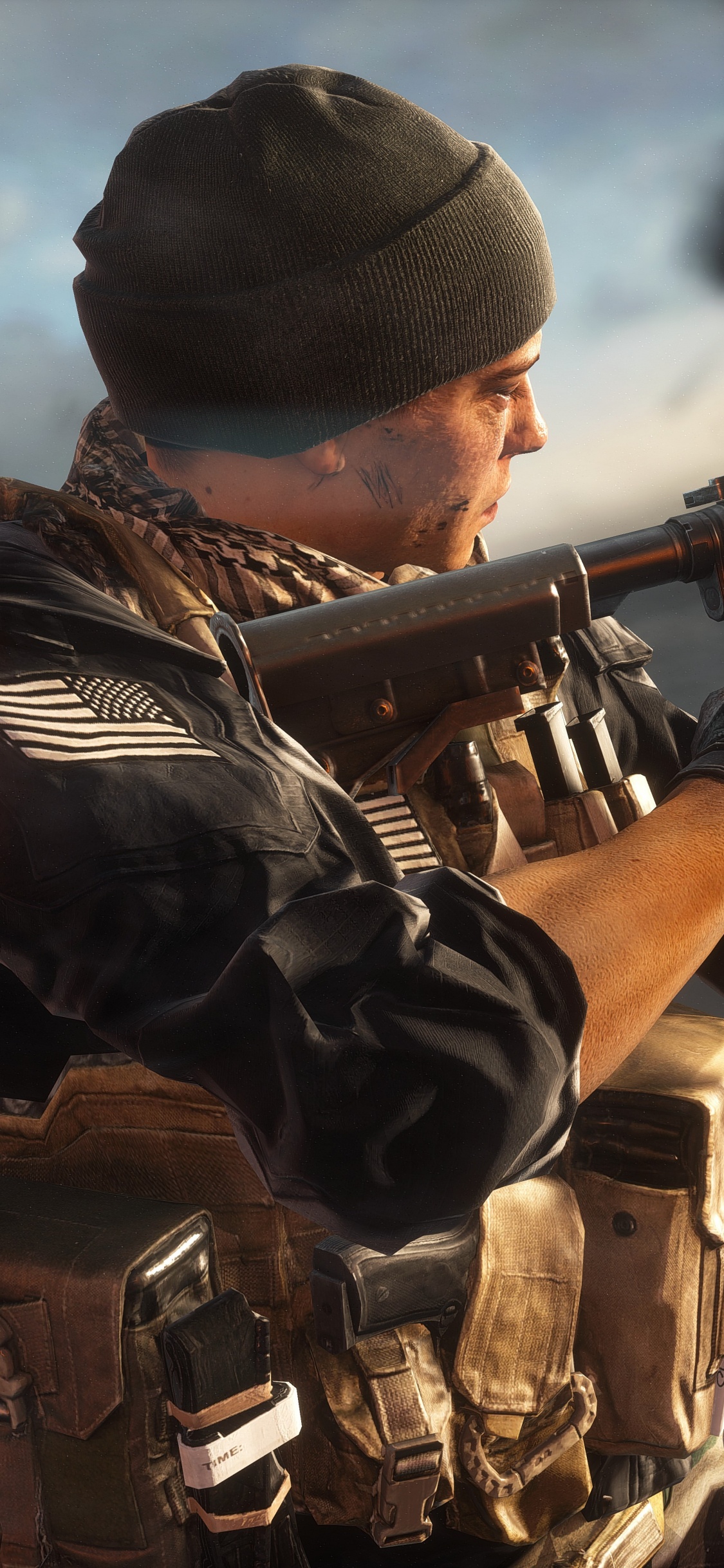 Jeu Pc, Soldat, Champ de Bataille 1, Mitrailleuse, Electronic Arts. Wallpaper in 1125x2436 Resolution