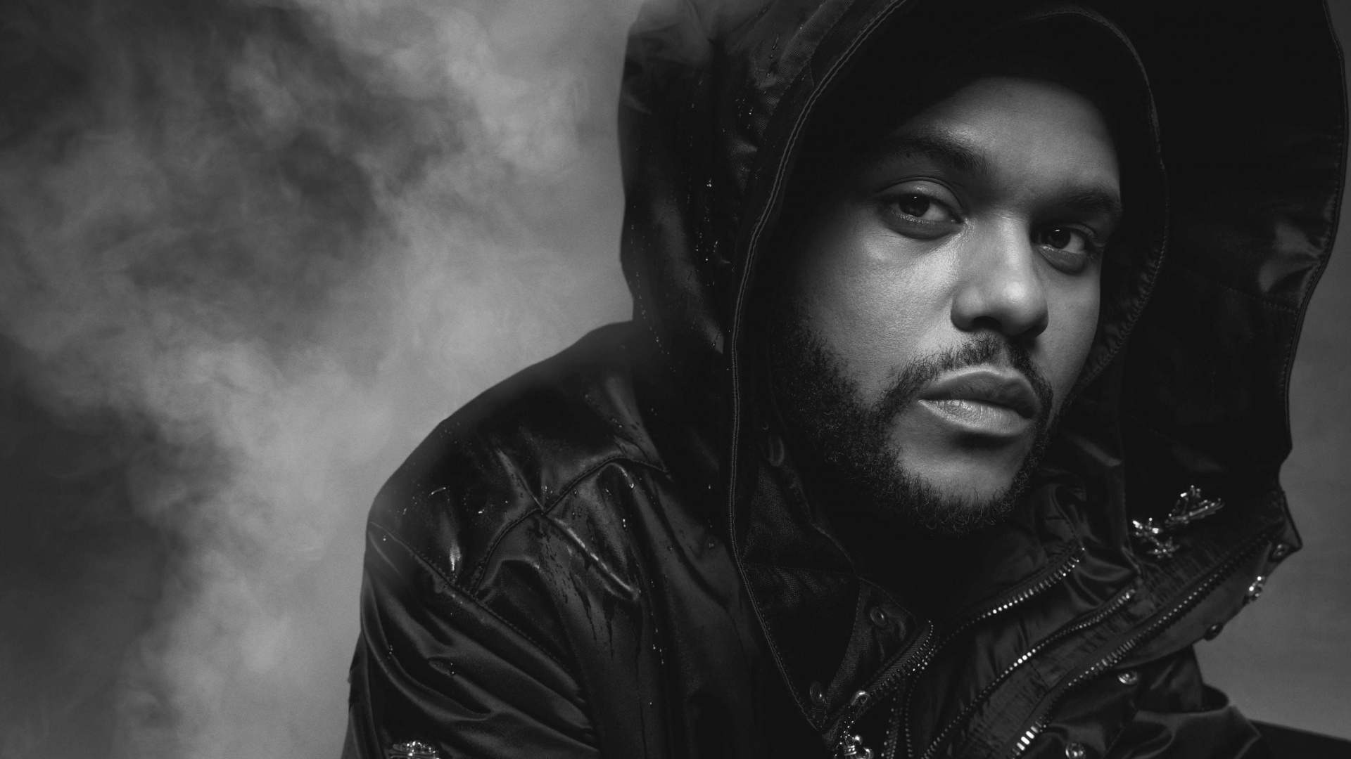 Weeknd Vman, The Weeknd, Portrait, Black, Face. Wallpaper in 1920x1080 Resolution