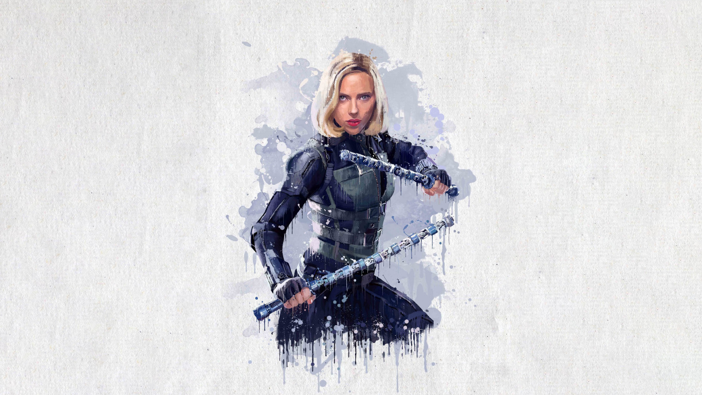 Mujer Con Chaqueta de Cuero Negro y Sombrero Blanco de Pie Sobre un Suelo Cubierto de Nieve. Wallpaper in 1366x768 Resolution