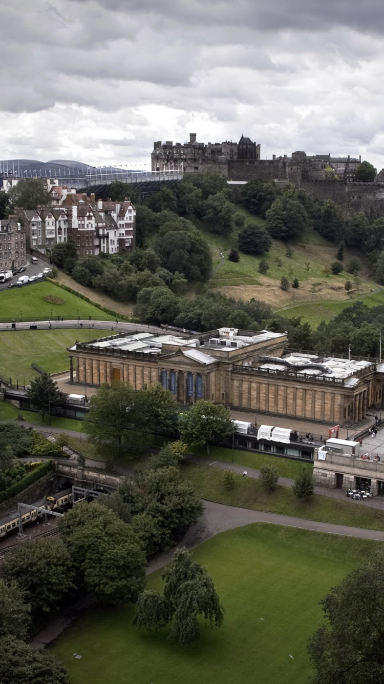 Aerial View of Green Trees and Buildings During Daytime. Wallpaper in 750x1334 Resolution