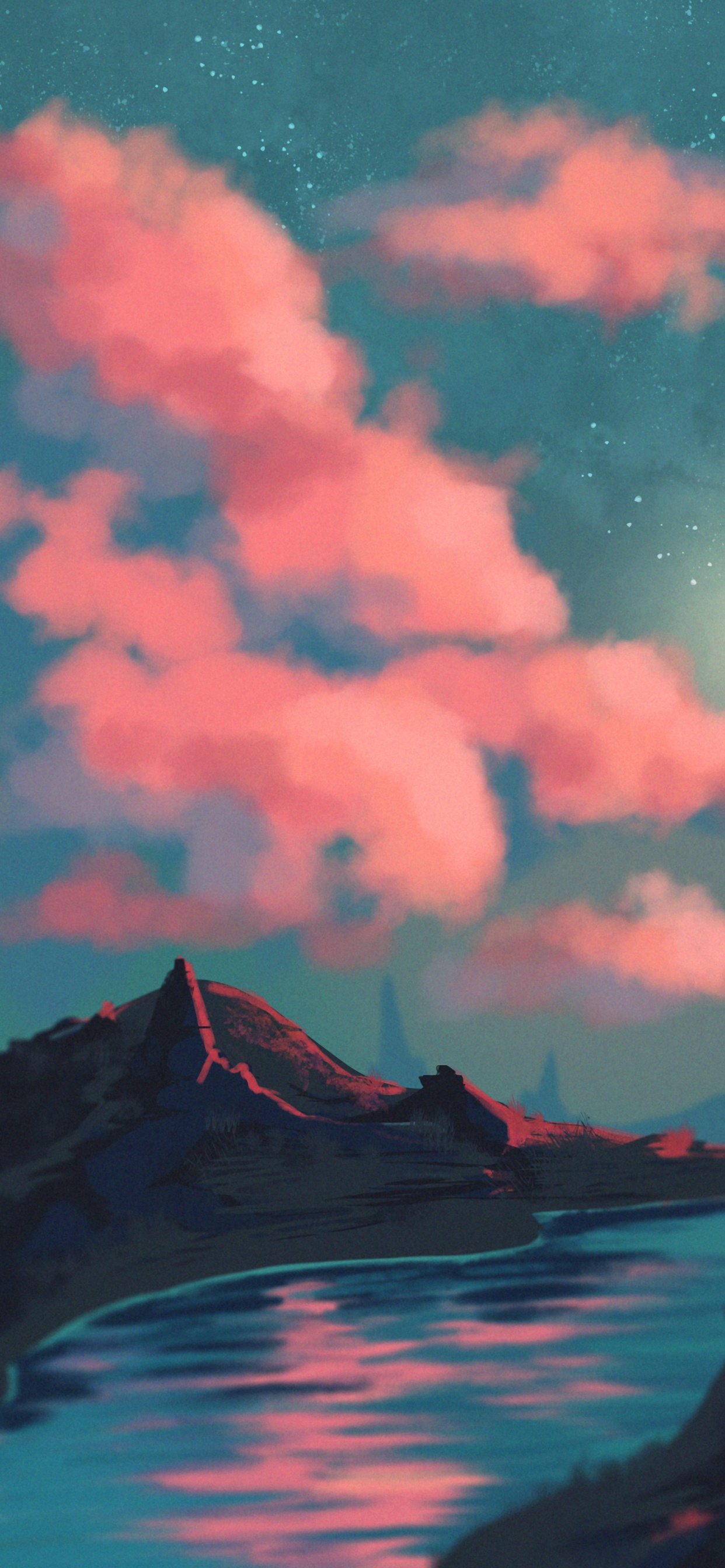 气氛, 余辉, 光, 性质, 自然景观 壁纸 1242x2688 允许