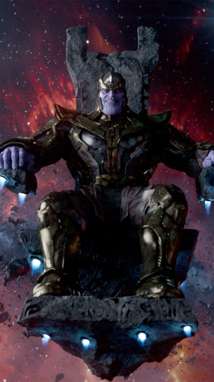 Thanos, Marvel, Espace, Jeu Pc, Obscurité. Wallpaper in 720x1280 Resolution