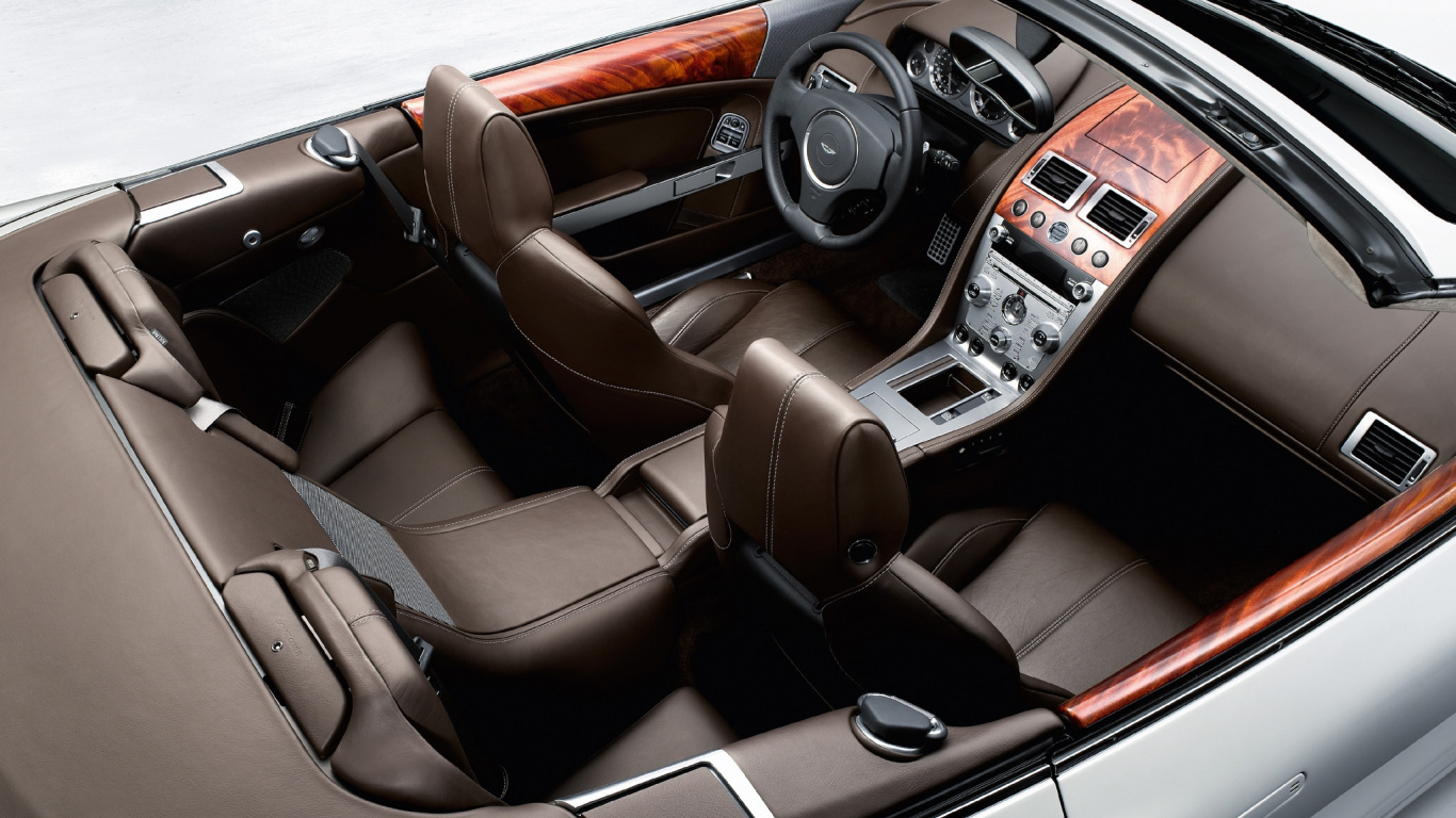 Braunes Und Schwarzes Cabriolet. Wallpaper in 1366x768 Resolution