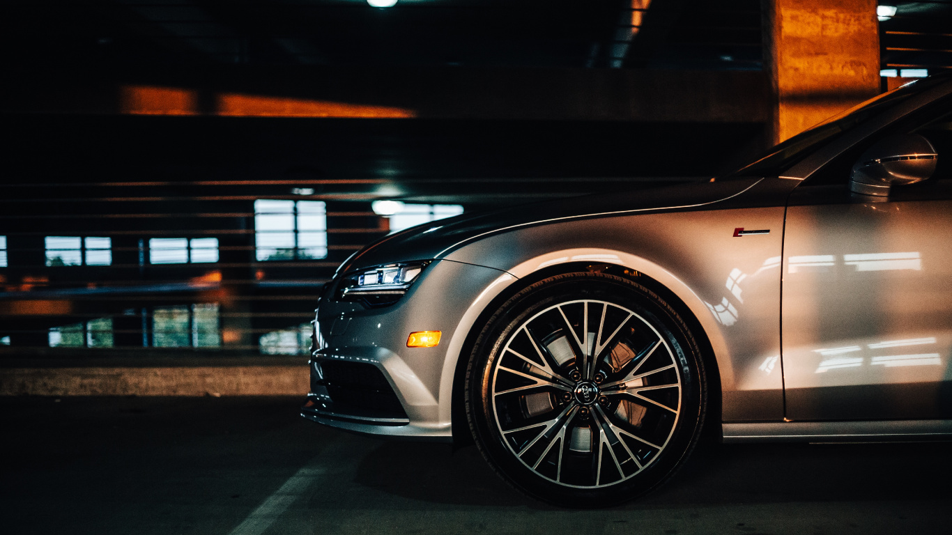 Coupé Bmw m 3 Argent. Wallpaper in 1366x768 Resolution