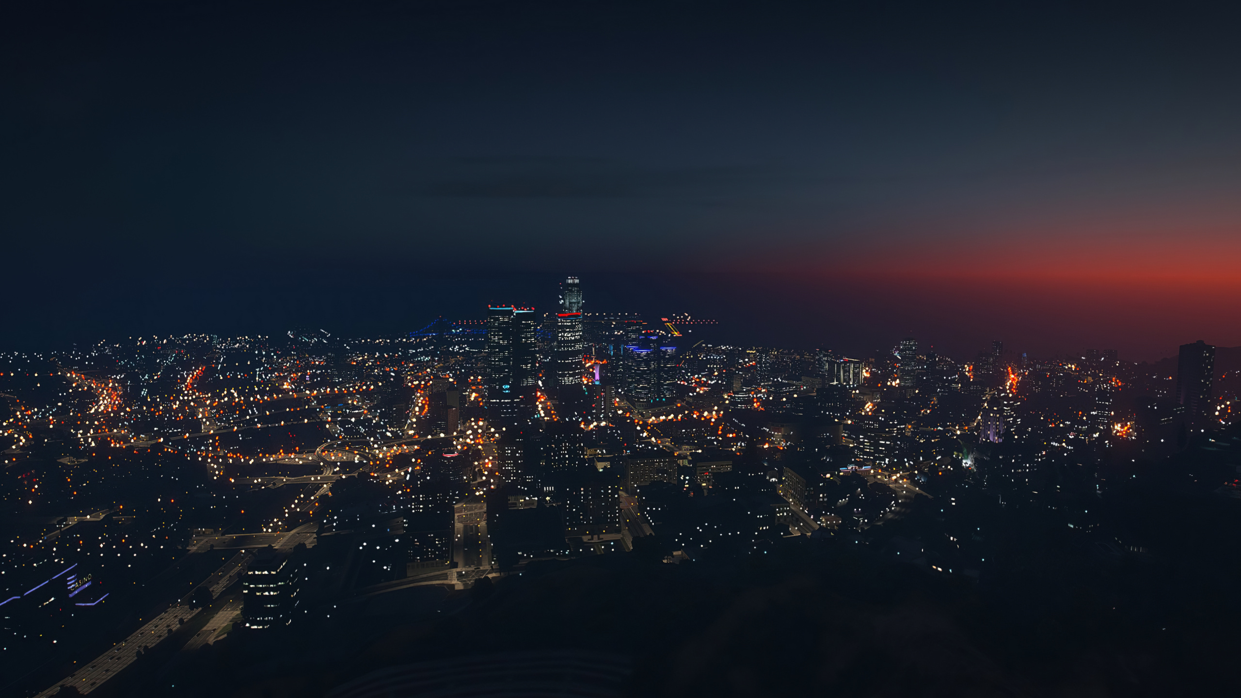 Cityscape, Atmosphere, World, Tower Block, Electricity. Wallpaper in 2560x1440 Resolution