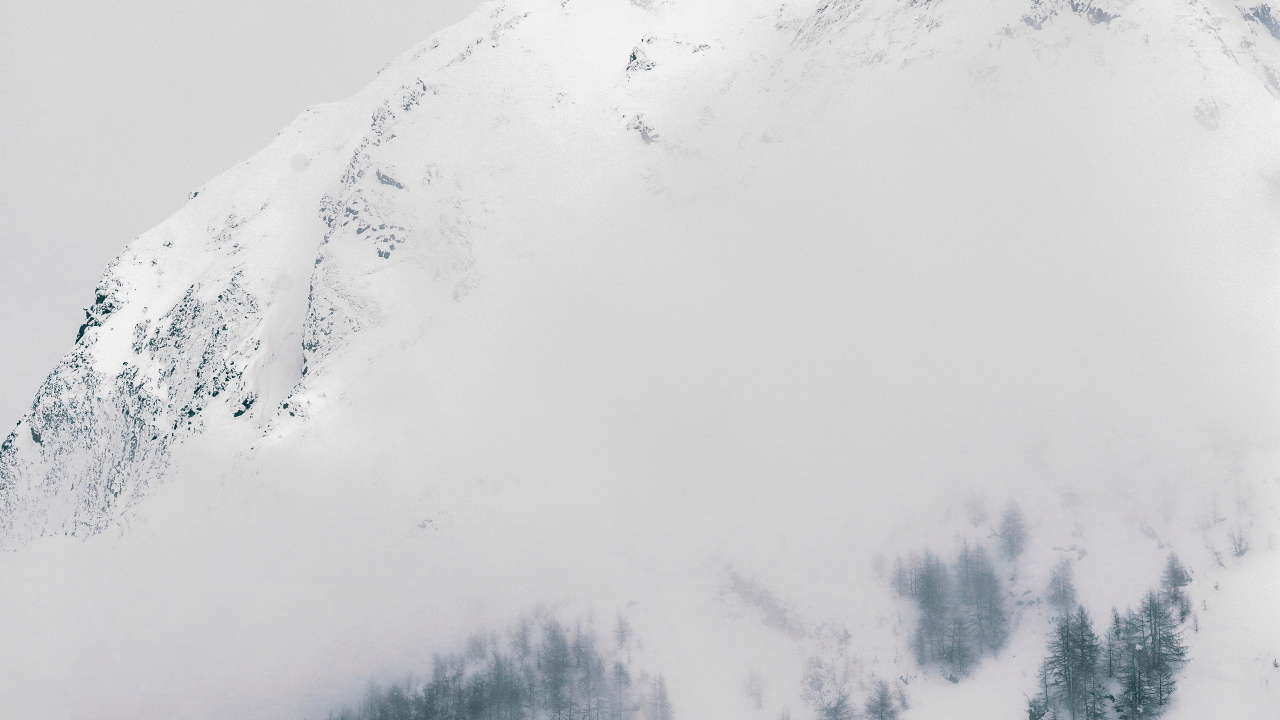 Gebirgspass, Winter, Mount Scenery, Schnee, Nunatak. Wallpaper in 1280x720 Resolution